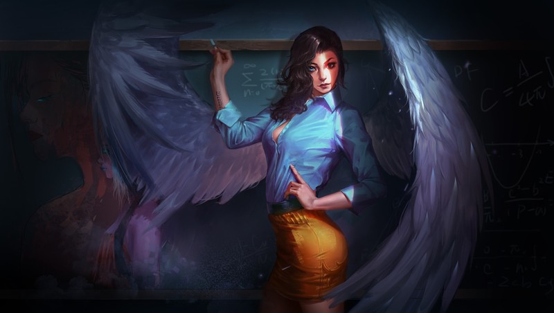 angel, fantasy girls, hd, artist, artwork, digital art