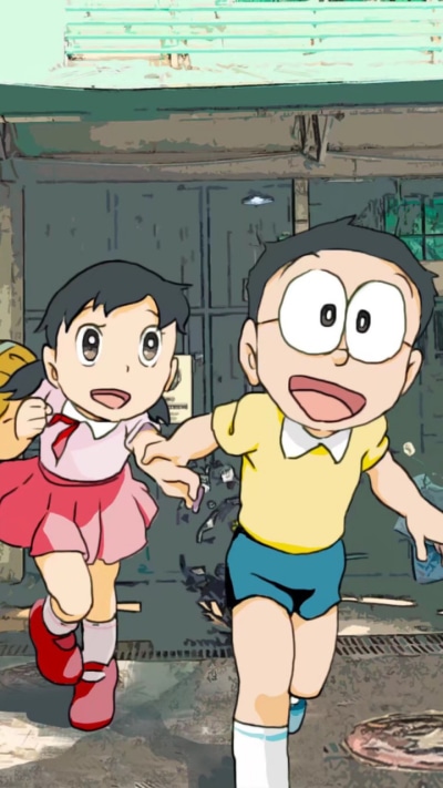 Anime Doraemon, Shizuka Minamoto, Nobita Nobi, 720x1280