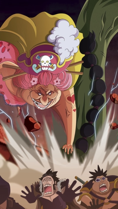 Anime One Piece, Queen The Plague, Charlotte Linlin, 720x1280