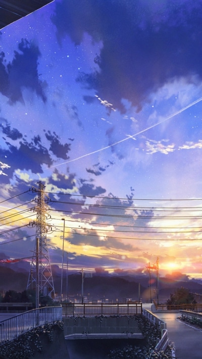 Anime Sunset, 720x1280