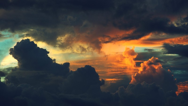sky, clouds, nature, hd, 4k