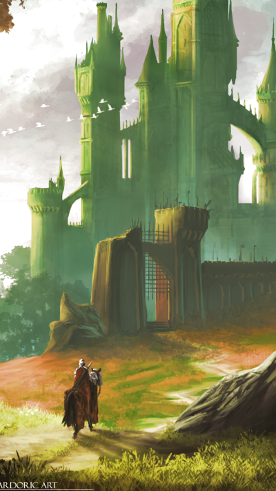 Fantasy Knight, Castle, Warrior, 720x1280