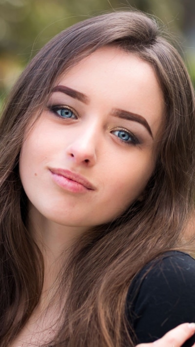 Women Model, Blue Eyes, Brunette, 720x1280