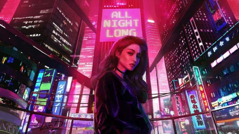 artist, hd, retrowave