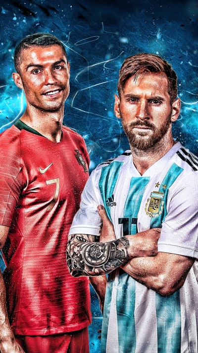 Sports Soccer, Lionel Messi, Cristiano Ronaldo, 720x1280