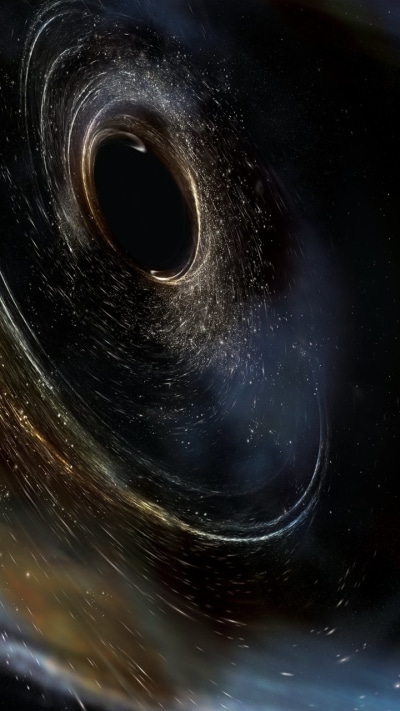 Sci Fi Black Hole, Space, Stars, 720x1280
