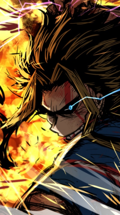 Anime My Hero Academia, Toshinori Yagi, All Might, 720x1280