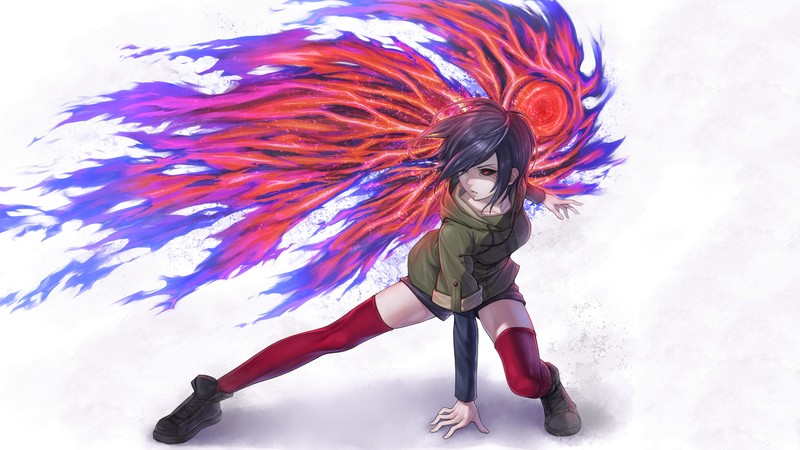 tokyo ghoul, anime girl, anime, hd, 4k, artist, artwork, digital art