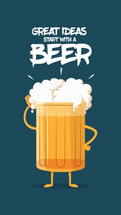 Humor Minimalist, Beer, 720x1280