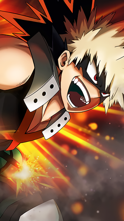 Anime My Hero Academia, Katsuki Bakugou, 720x1280