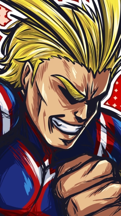Anime My Hero Academia, All Might, 720x1280