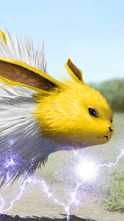 Anime Pokémon, Jolteon (Pokémon), 720x1280