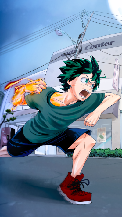 Anime My Hero Academia, Izuku Midoriya, 720x1280