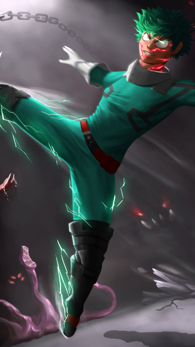 Anime My Hero Academia, Izuku Midoriya, 720x1280