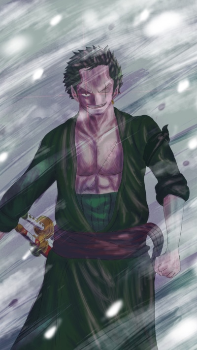 Anime One Piece, Roronoa Zoro, 720x1280
