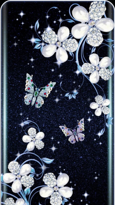 Artistic Flower, Jewelry, Butterfly, 720x1280