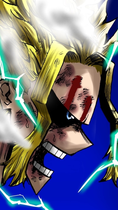 Anime My Hero Academia, Toshinori Yagi, All Might, 720x1280