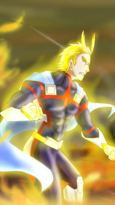 Anime My Hero Academia, All Might, Toshinori Yagi, 720x1280