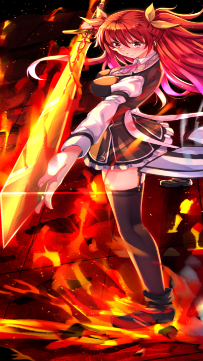 Anime Chivalry of a Failed Knight, Stella Vermillion, 720x1280