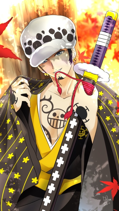 Anime One Piece, Trafalgar Law, 720x1280