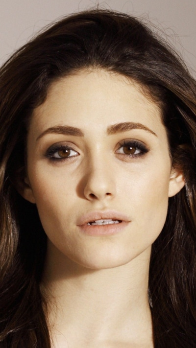 Celebrity Emmy Rossum, Actress, American, Face, Brown Eyes, Brunette, 720x1280