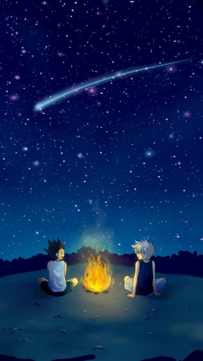Anime Hunter x Hunter, Gon Freecss, Killua Zoldyck, 720x1280