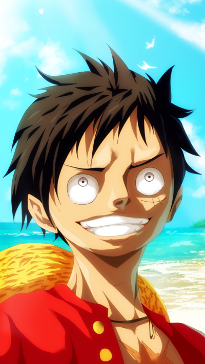 Anime One Piece, Monkey D. Luffy, 720x1280