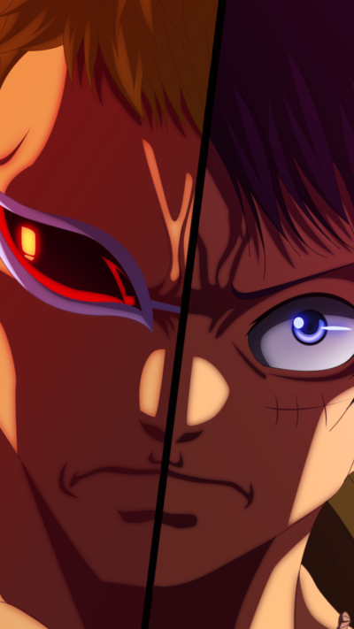 Anime One Piece, Donquixote Doflamingo, Monkey D. Luffy, 720x1280