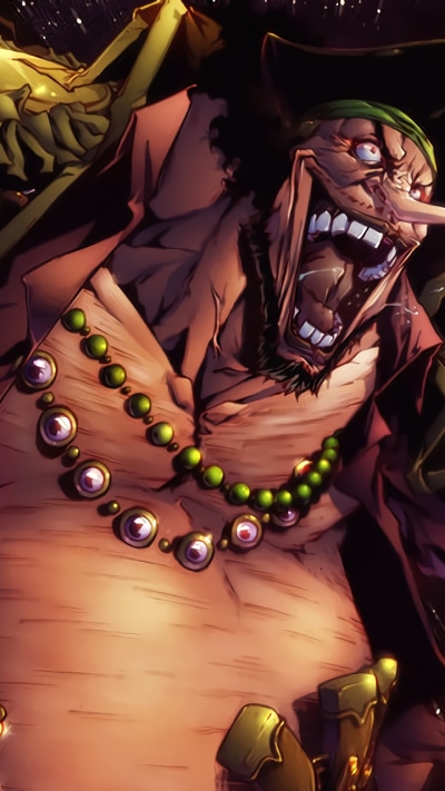 Anime One Piece, Marshall D. Teach, 720x1280