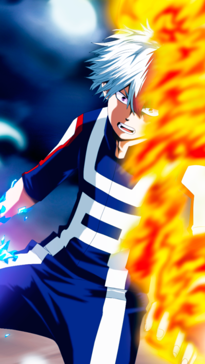 Anime My Hero Academia, Shoto Todoroki, 720x1280