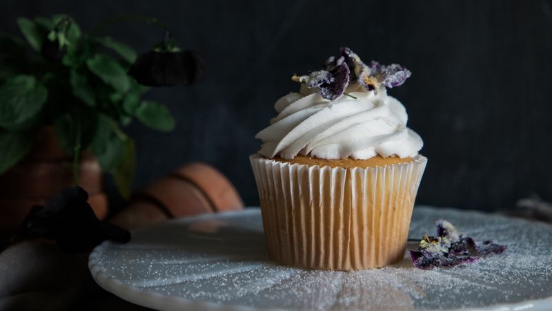 cupcake, cream, dessert, 4k