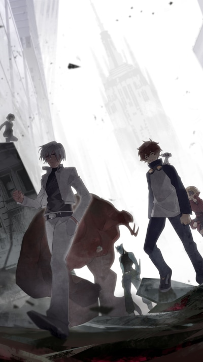 Anime Blood Blockade Battlefront, K.K. (Blood Blockade Battlefront), Chain Sumeragi, Leonardo Watch, Sonic Speed Monkey, Klaus Von Reinherz, 720x1280