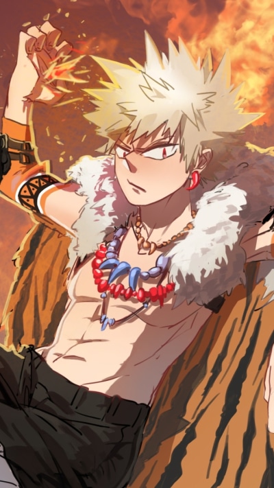Anime My Hero Academia, Katsuki Bakugou, 720x1280