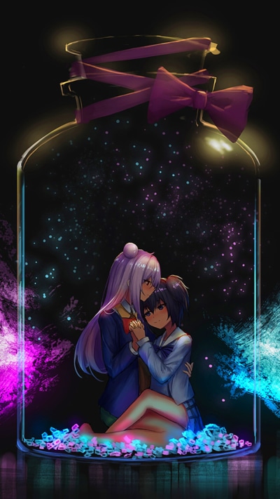 Anime Happy Sugar Life, Satō Matsuzaka, Shio Kōbe, 720x1280