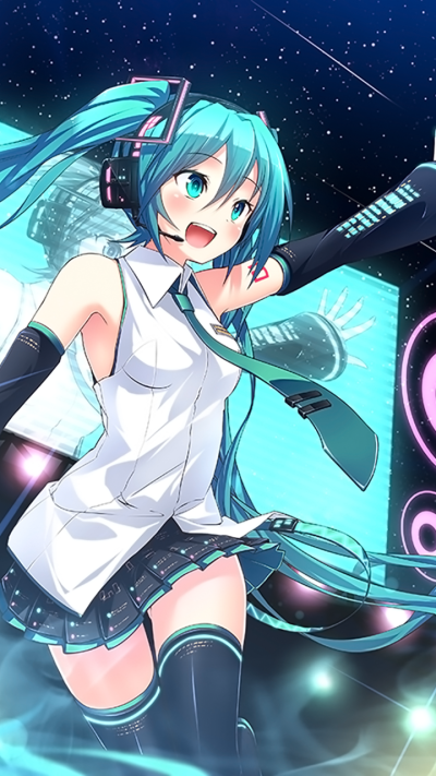 Anime Vocaloid, Hatsune Miku, 720x1280