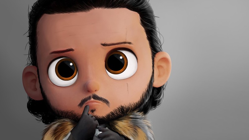 jon snow, game of thrones, tv shows, hd, artwork, artist, digital art, artstation