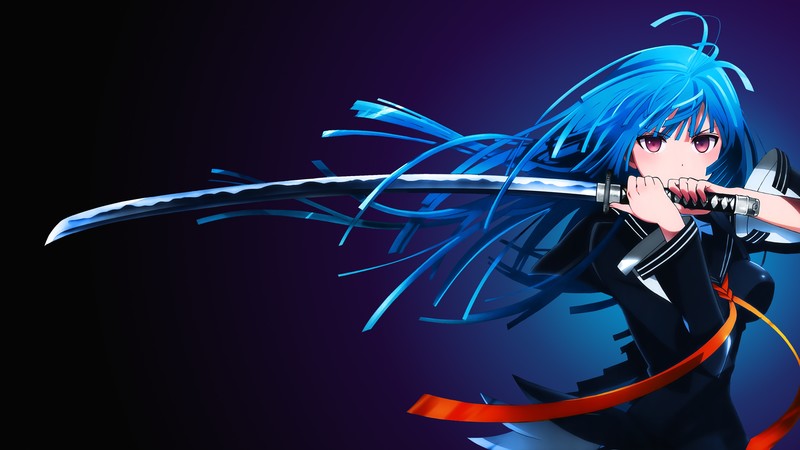 kisara tendo, anime girl, anime, hd, artist, artwork, digital art, 4k, deviantart