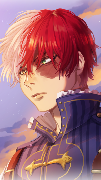 Anime My Hero Academia, Shoto Todoroki, 720x1280