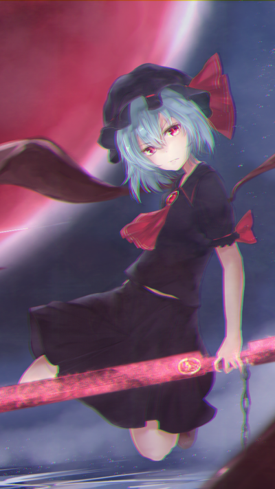 Anime Touhou, Remilia Scarlet, 720x1280
