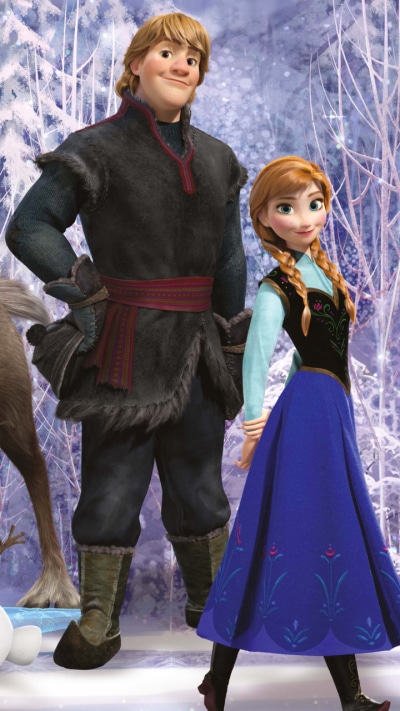 Movie Frozen, Frozen (Movie), Kristoff (Frozen), Anna (Frozen), 720x1280