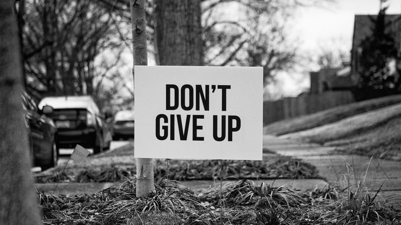 sign, inscription, warning, text, bw, 4k