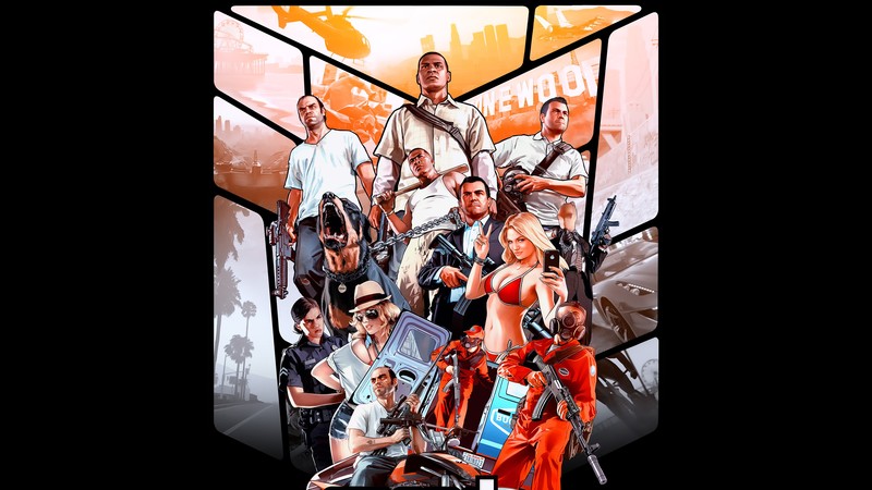 gta 5, games, poster, 2018 games, hd, 4k