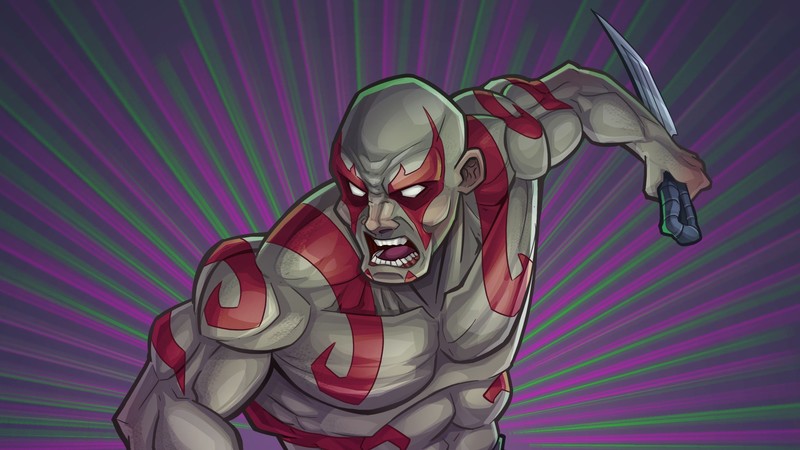 drax the destroyer, digital art, hd, artwork, superheroes, deviantart