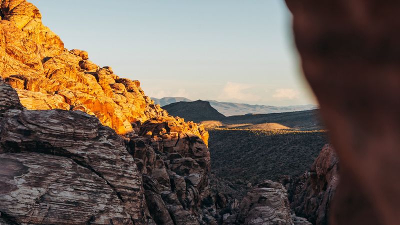 rocks, mountains, hills, landscape, 4k