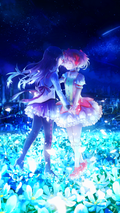 Anime Puella Magi Madoka Magica, Madoka Kaname, Homura Akemi, 720x1280