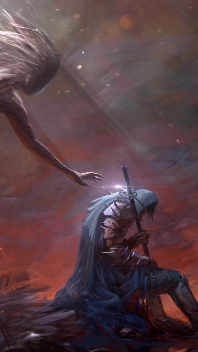 Video Game Dark Souls, Demon, Dark, Warrior, 720x1280