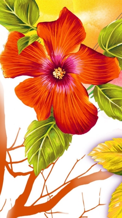 Artistic Flower, Colors, 720x1280