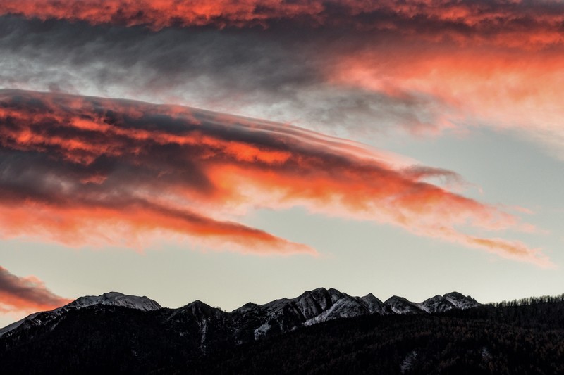 dusk, dawn, nature, clouds, 4k, 5k