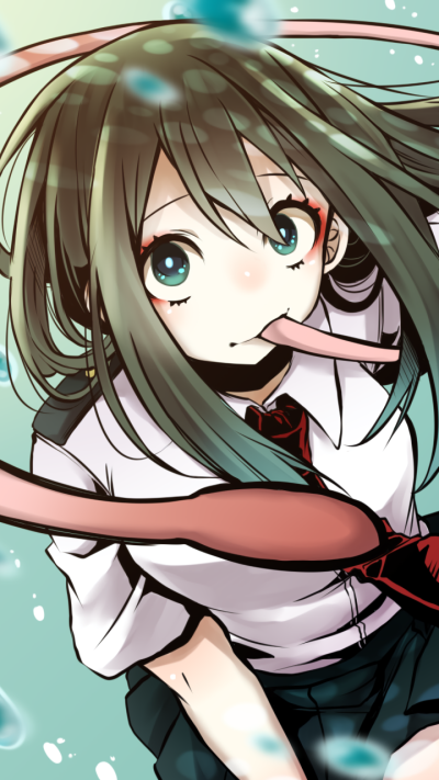 Anime My Hero Academia, Tsuyu Asui, 720x1280