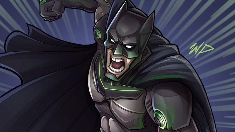 injustice 2, batman, games, hd, artist, artwork, digital art, deviantart